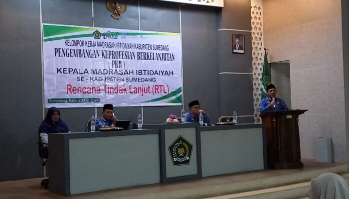 Kemenag Sumedang Dorong Profesionalisme Kepala MI Lewat PKB KKMI