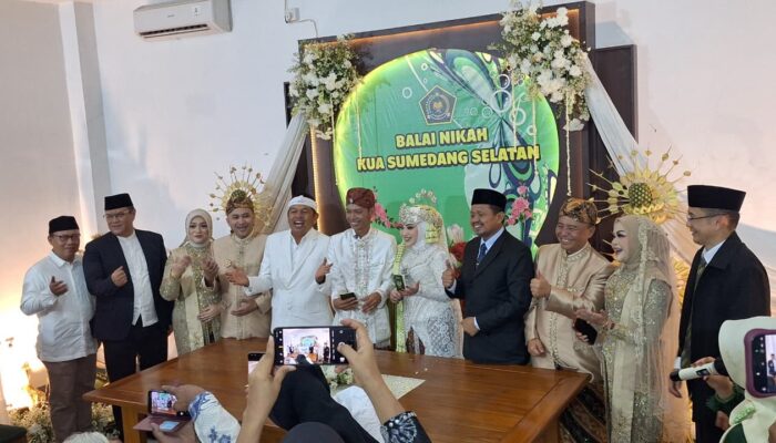 Akad Nikah Putra Sekda Jabar Berlangsung Sakral, Dihadiri Tokoh Penting Jawa Barat