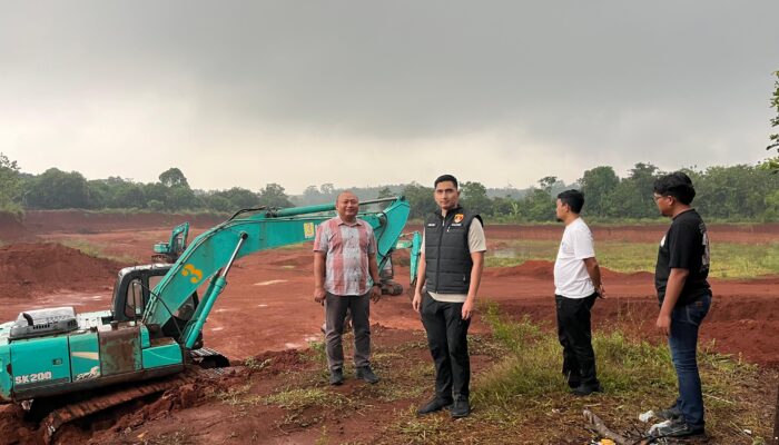 Gempur Tambang Ilegal, Sat Reskrim Polres Subang Segel Tiga Lokasi Galian PETI