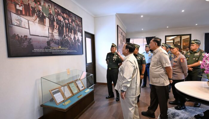 Dampingi Presiden Prabowo di Seskoad, Dankodiklatad Komit Dukung Peningkatan SDM TNI