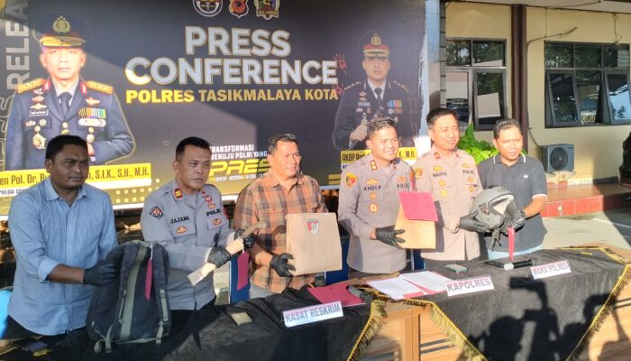 Polisi Tangkap Pelaku, Ketahuan Congkel Jendela Rumah di Tasikmalaya