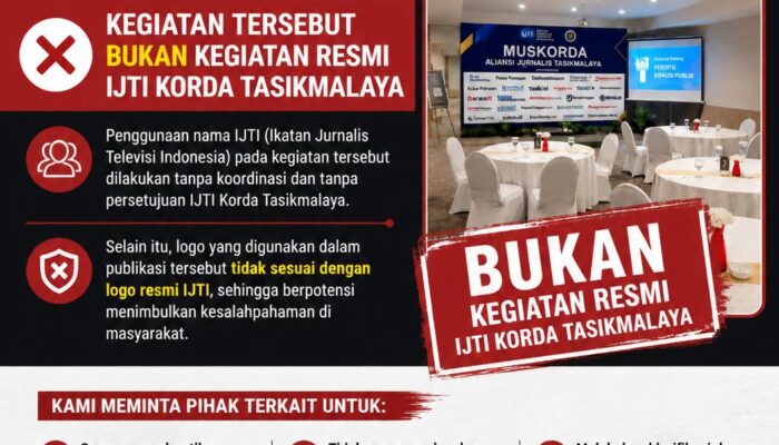 Heboh Dugaan Kegiatan Fiktif di Tasikmalaya, Puluhan Logo Media dan IJTI Dicatut