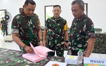 Dankodiklatad Buka Latposko I Diklapa di Pussenif, Gembleng Perwira