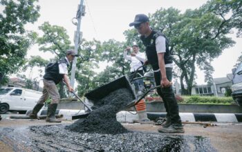 Proyek Beautifikasi 17 Ruas Jalan di Kota Bandung Terus Dikebut