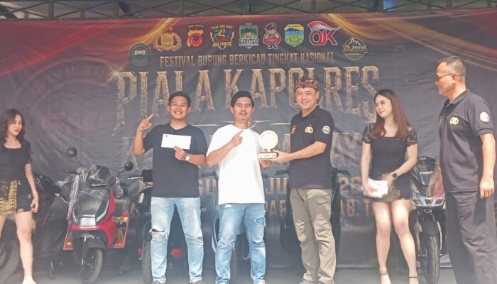 Kicau Mania Meriahkan HUT ke-80 Bhayangkara di Kabupaten Tasikmalaya
