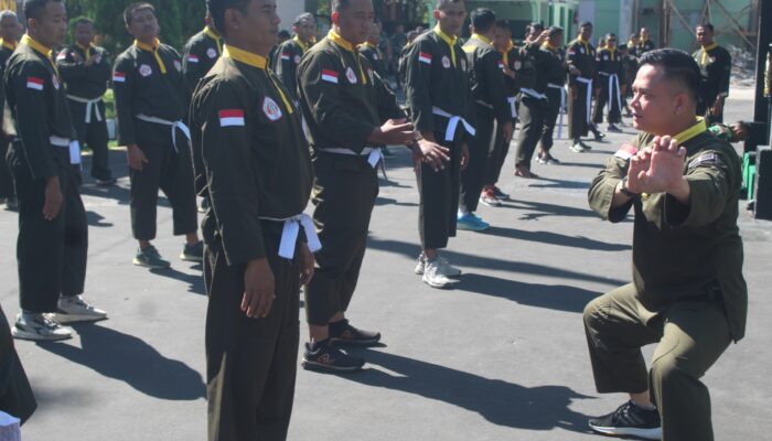 Dankodiklatad Turun Langsung Uji Kemampuan Silat Militer Prajurit di Malang