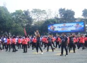 Polda Jabar Gelar Olahraga Bersama, Perkuat Komitmen Polri Presisi di Jawa Barat