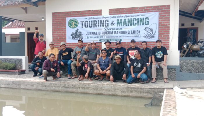 Touring dan Mancing Jadi Cara Jurnalis Hukum Bandung Perkuat Solidaritas