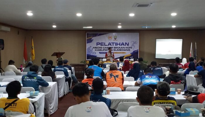 KONI Sumedang Serahkan Pengadaan Barang dan Jasa kepada Pihak Ketiga Secara Terbuka
