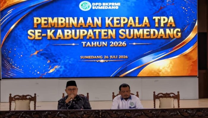 Perkokoh Pendidikan Alquran, DPD BKPRMI Sumedang Gelar Rapat Koordinasi Kepala Unit TPA Se-Kabupaten