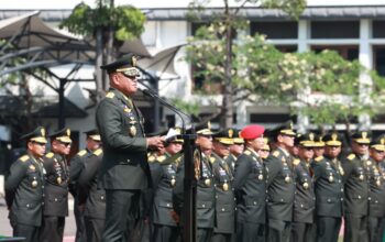 Hadiri Penerimaan Perwira Remaja di Mabesad, Dankodiklatad Tegaskan Komitmen Cetak Prajurit Adaptif