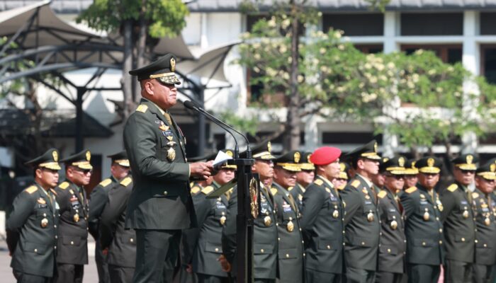 Hadiri Penerimaan Perwira Remaja di Mabesad, Dankodiklatad Tegaskan Komitmen Cetak Prajurit Adaptif