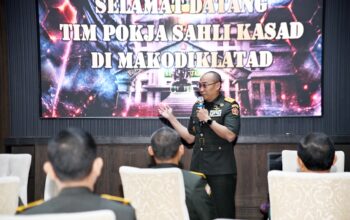 Revitalisasi Pembinaan Karakter Prajurit di Era Digital, Kodiklatad Sambut Tim Pokja Sahli Kasad
