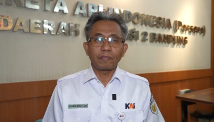 KAI Daop 2 Perbaiki Geometri Perlintasan Jalan Sumatera Bandung, Target Rampung 7 Juli