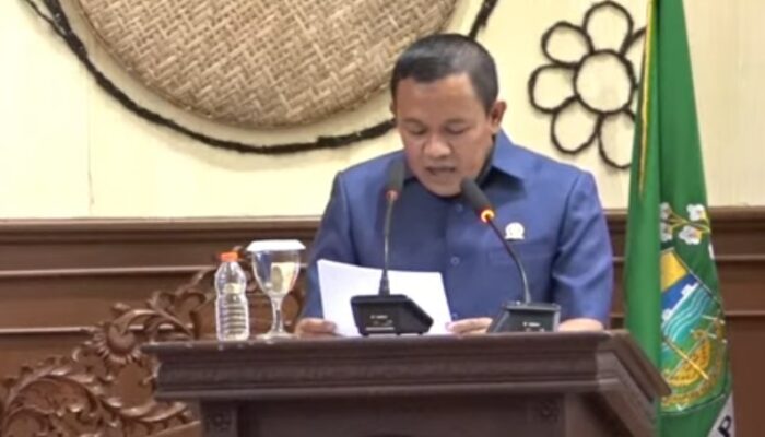 Sebagai Partai Pengusung Kepala Daerah, Fraksi Gerindra DPRD Kabupaten Tasikmalaya Kritis di Rapat Paripurna