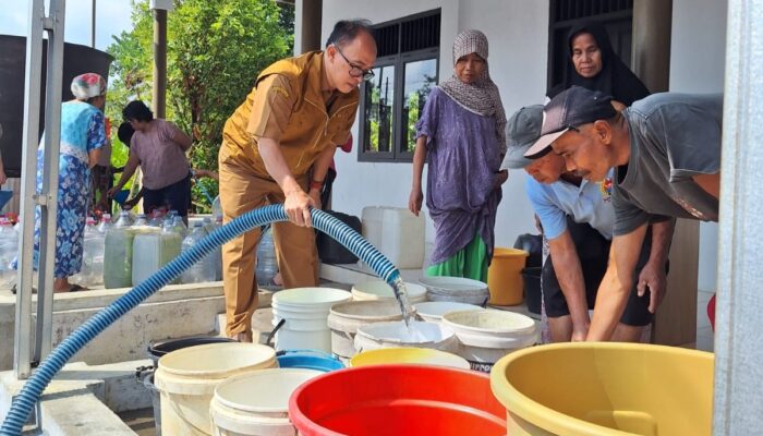 Ratusan Hektar Lahan Terancam Kekeringan di Kota Tasik, BPBD Mulai Bantu Air Bersih