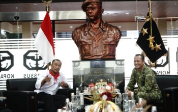 ​Sambangi Makopassus, Dankodiklatad Dorong Merpati Putih Cetak Generasi Unggul dan Berkarakter