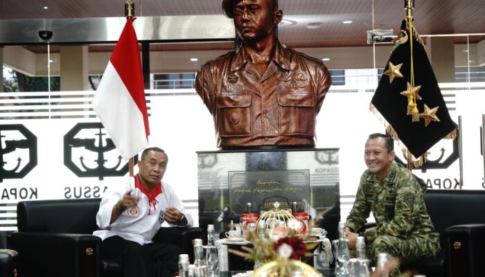 ​Sambangi Makopassus, Dankodiklatad Dorong Merpati Putih Cetak Generasi Unggul dan Berkarakter
