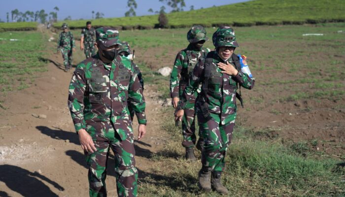 Wadan Kodiklatad Tinjau Latda Dikmaba Kowad di Pangalengan