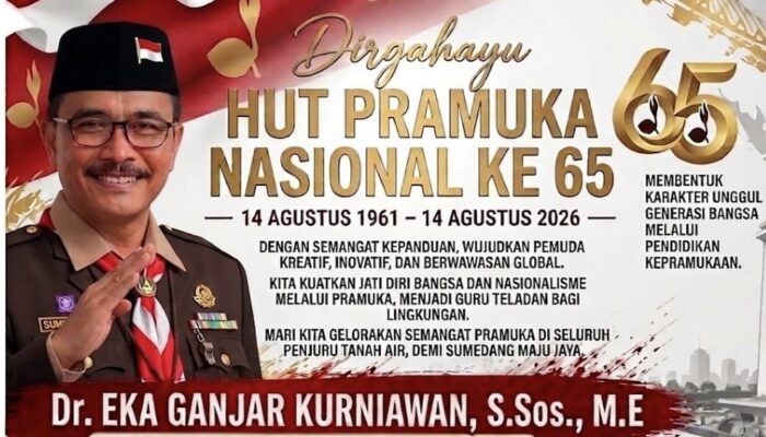 Kepanduan Jadi Kawah Candradimuka Generasi Unggul, Kadisdik Sumedang Tekankan Nilai Dasadarma