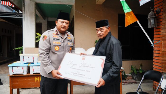 Jaga Kondusivitas Jabar, Wakapolda Sambangi Pimpinan Ponpes Cipasung KH Ubaidillah Ruhiat