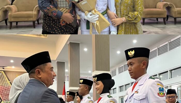 Anak Pesisi Garut Selatan Tembus Paskibraka Kabupaten, Raihan Banggakan Al Mashduqi