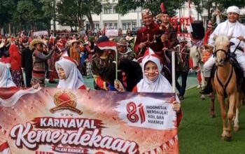 Sambut HUT ke-81 RI, Pussenif Gelar Karnaval Hingga Masak Besar 5.000 Porsi Bersama Chef Bobon Santoso