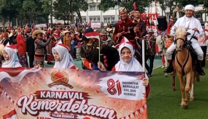 Sambut HUT ke-81 RI, Pussenif Gelar Karnaval Hingga Masak Besar 5.000 Porsi Bersama Chef Bobon Santoso