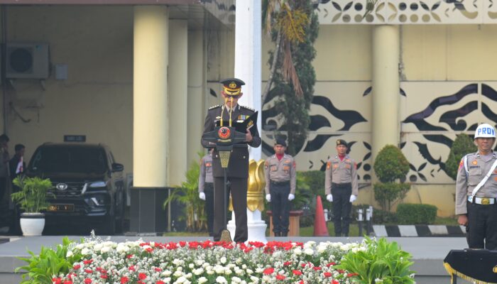 ​Pimpin Upacara Kemerdekaan di Mapolda, Irwasda Tekankan Esensi Pengabdian Polri