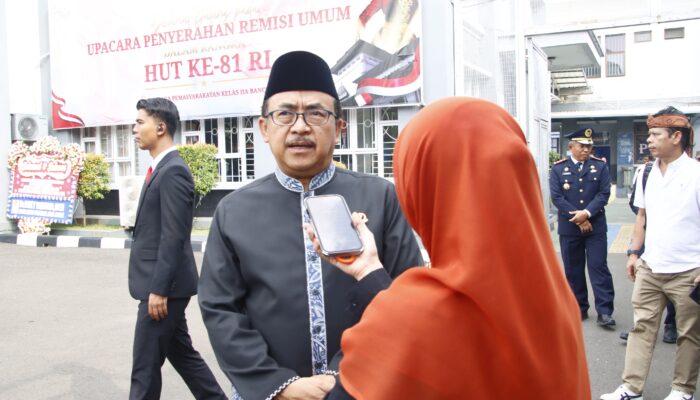 Sidkon Dj Sebut Remisi Lapas Banceuy Momentum Introspeksi Warga Binaan Kembali ke Masyarakat