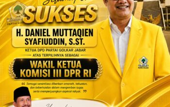 Bangganya Ketua Golkar Kabupaten Tasikmalaya atas Penunjukan Daniel Muttaqien Jadi Wakil Ketua Komisi III DPR RI