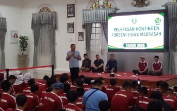 Lepas Kontingen PORSENI PGMI, Bupati Sumedang Targetkan Masuk 5 Besar Jawa Barat