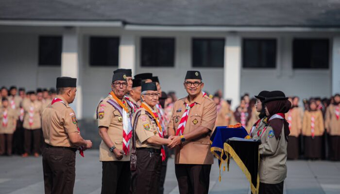 Hari Pramuka ke-65 Tingkat Kota Bandung, Farhan Minta Dasa Darma Jadi Benteng Moral Generasi Muda