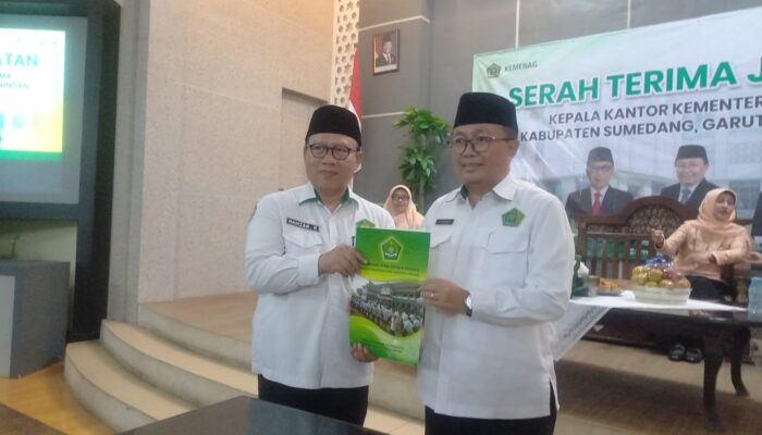 Rotasi Pejabat Kemenag Jabar: Sertijab Kakankemenag Sumedang, Garut, dan Kuningan Digelar Bersamaan