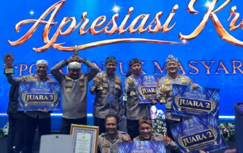 Polres Tasikmalaya Kota Juara 3 Kampung Bebas dari Narkoba Mabes Polri