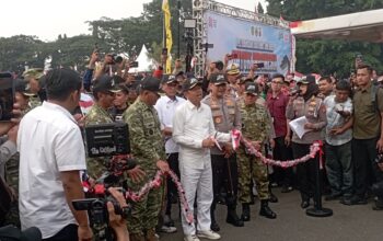 Gelar Apel Kebangsaan di Monju, Kapolda Jabar Ajak Seluruh Elemen Perkuat Komitmen Menjaga Wilayah