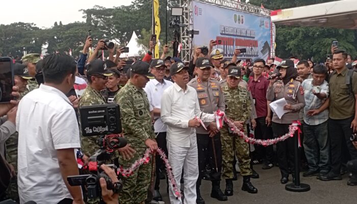 Gelar Apel Kebangsaan di Monju, Kapolda Jabar Ajak Seluruh Elemen Perkuat Komitmen Menjaga Wilayah