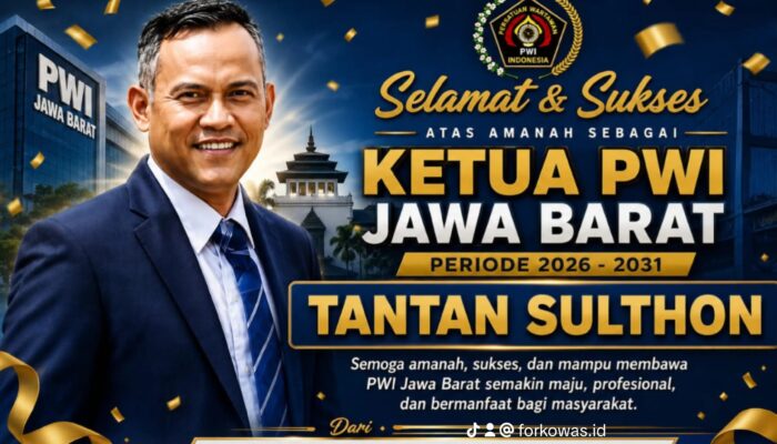 Terpilih Pimpin PWI Jabar, Tantan Sulthon Gaungkan Rekonsiliasi dan Rangkul Kubu Rival