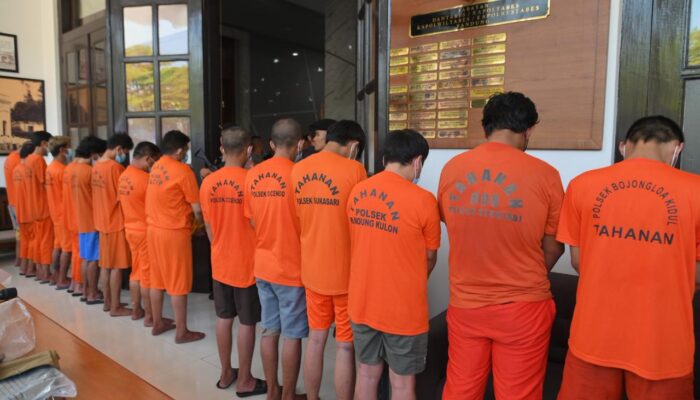 Sikat 19 Kasus Kejahatan Jalanan, Polrestabes Bandung Amankan Puluhan Pelaku dan Barang Bukti