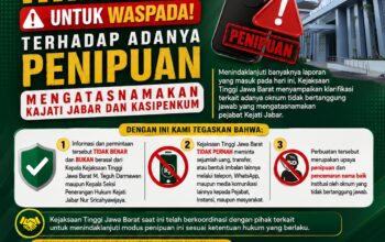 Nama Kajati Jabar Dicatut Oknum Minta Transfer Uang, Kasipenkum Tegaskan Itu Hoaks