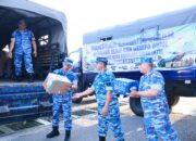 Wujud Kepedulian, Lanud Husein Sastranegara Distribusikan Logistik Bantuan Kemanusiaan ke NTT