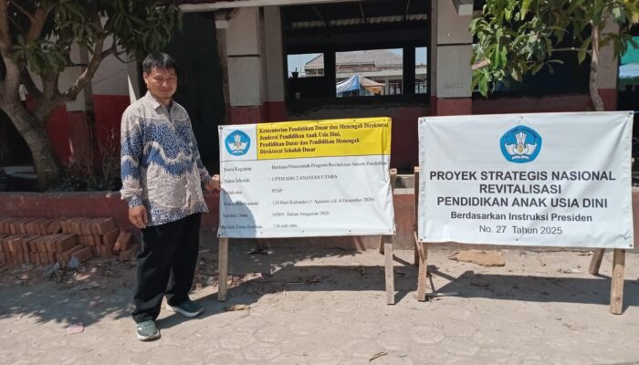 Dapat Kucuran APBN Rp739 Juta, SDN Anjatan Utara 2 Indramayu Molek Kembali Lewat Revitalisasi