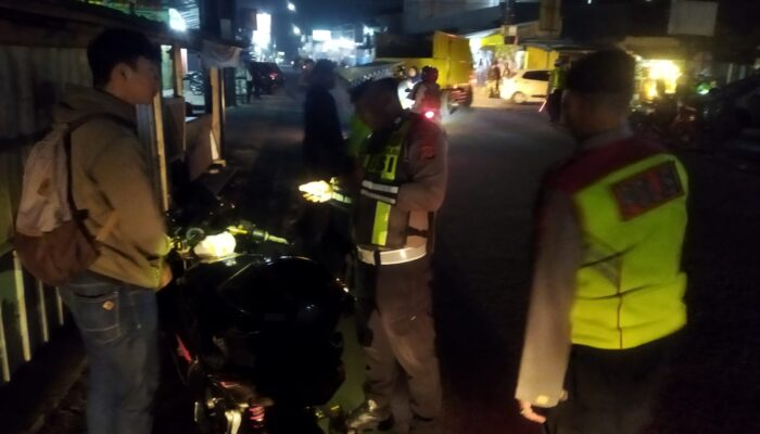 Respon Cepat Aduan Warga, Polres Tasikmalaya Bersama TNI-Pol PP Sikat Puluhan Motor Knalpot Brong