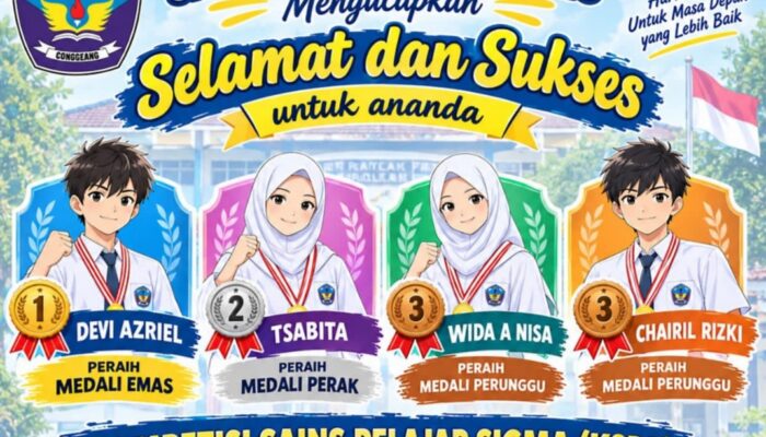 Prestasi Gemilang Dari Sundanese Heartland: SMPN 2 Conggeang Spau Bersih Mendali KSPS Tingkat Provinsi Jawa Barat Dan Melaju Ke Tingkat Nasional