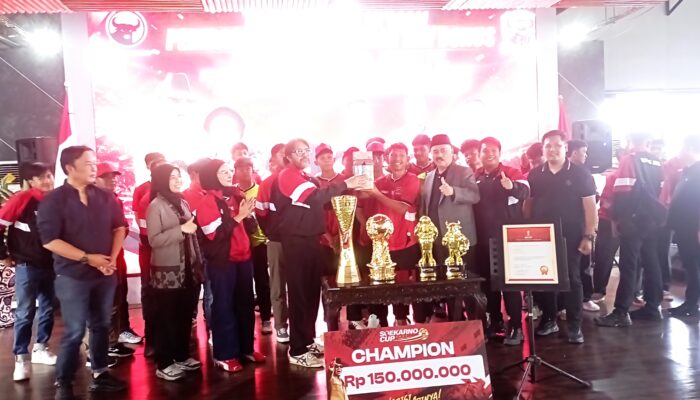 Apresiasi Juara Soekarno Cup, PDI Perjuangan Jabar Gelontorkan Hadiah Rp660 Juta