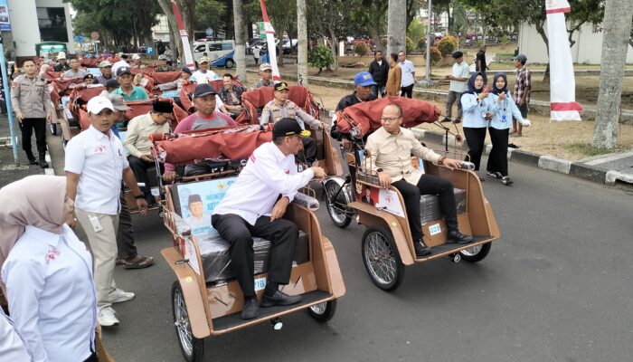 Banpres 220 Becak Listrik Diterima di Kota Tasikmalaya