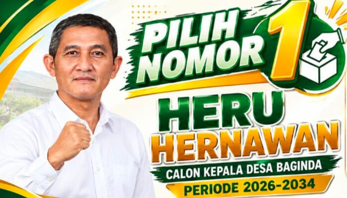 Heru Hernawan Usung Visi ‘Baginda Bahagia’, Siap Bawa Desa Baginda Menuju Era Baru Pembangunan Dan Kesejahteraan
