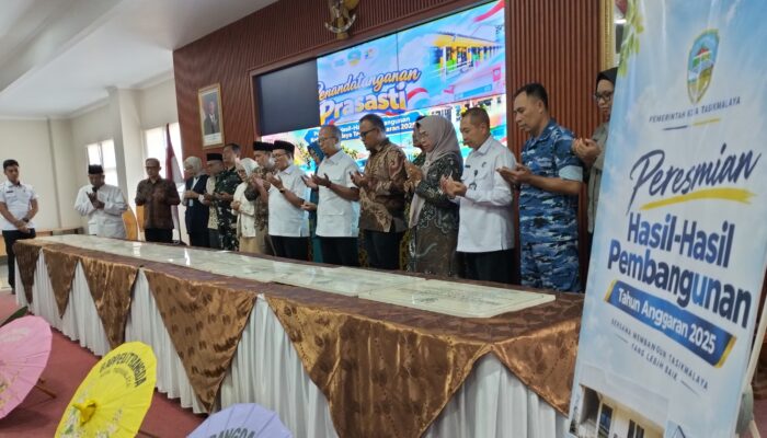 Pemkot Tasik Resmikan Berbagai Pembangunan Tahun 2025 Senilai Rp 121 Miliar