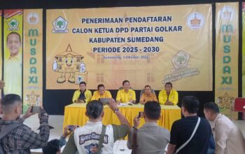 Waktu Terbatas, Pendaftaran Bakal Calon Ketua Golkar Sumedang Dibuka 5 Oktober 2026