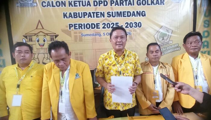 Pendaftaran Ditutup, Dua Balon Ketua Golkar Sumedang Masuk Tahap Verifikasi